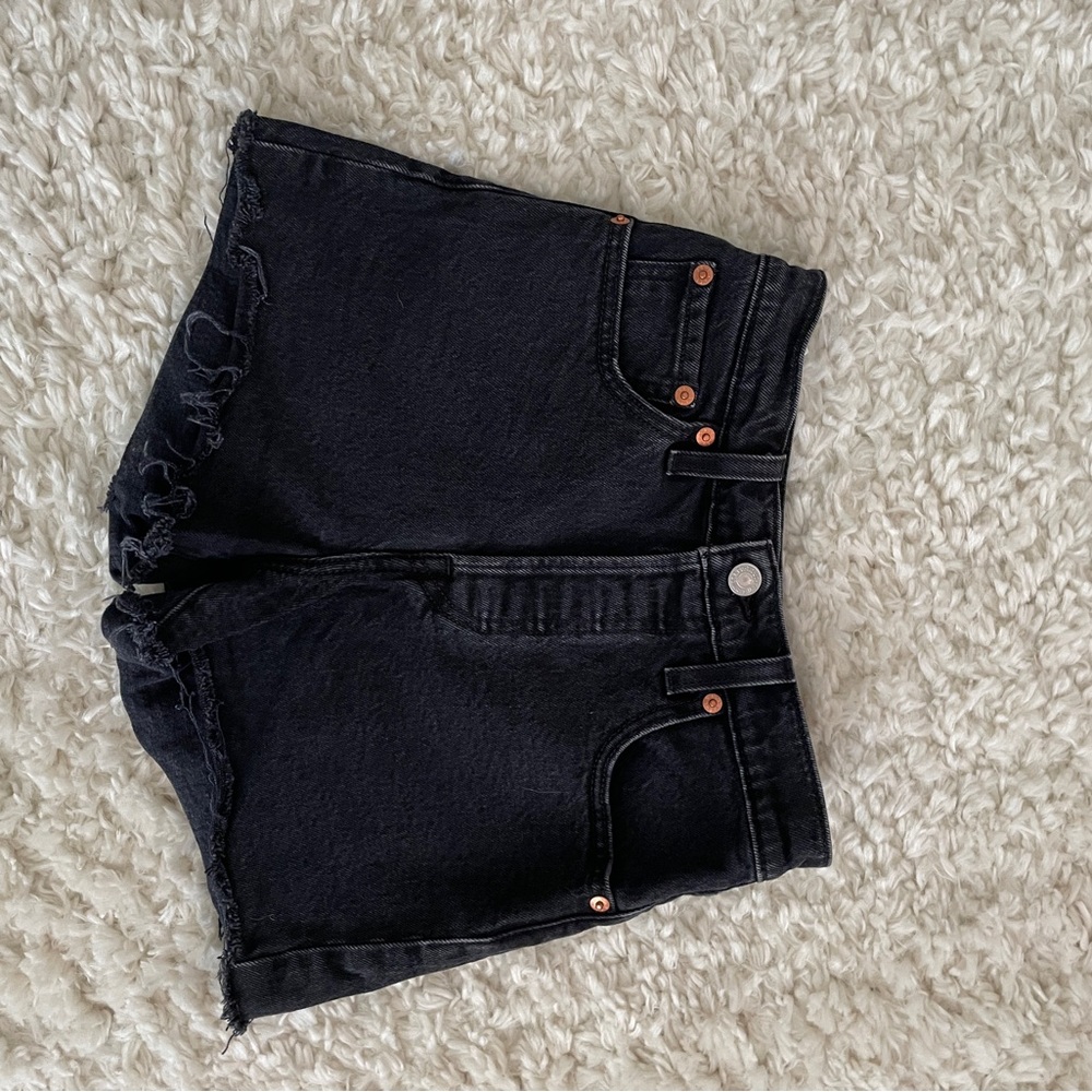 Levi's Women's Dark Denim Jean Shorts